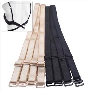 A pair of Black Bra Straps/Extention